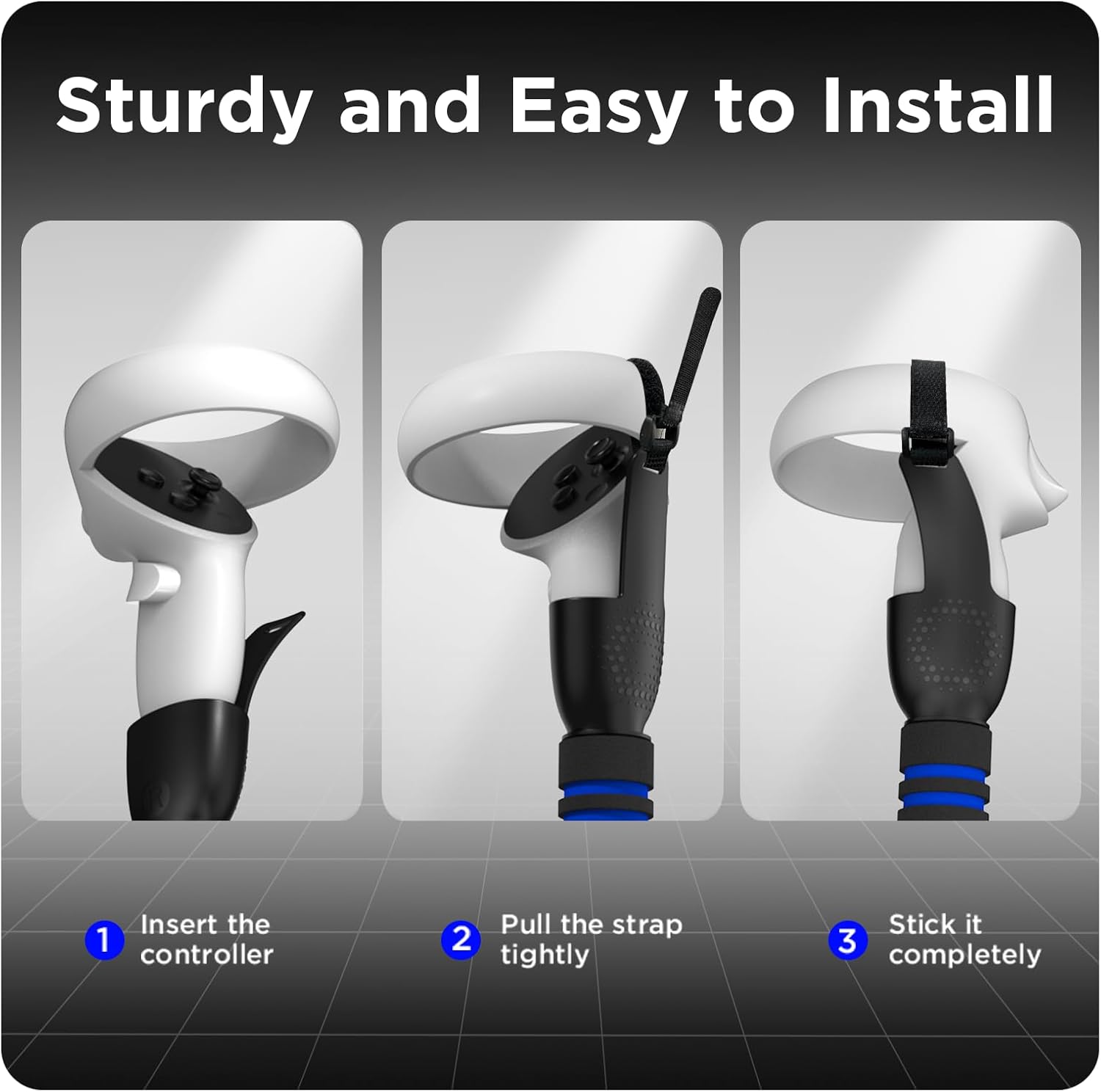 Thumbnail 6 de YOGES Handle Attachments for Quest 2 VR Controllers