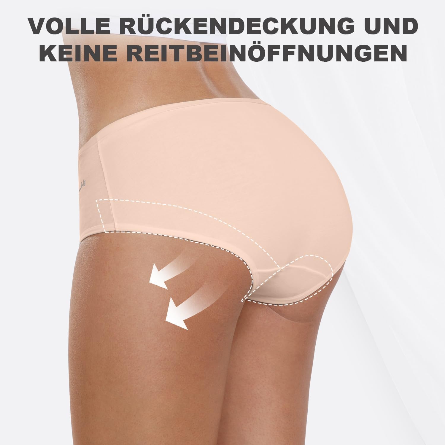 Thumbnail 4 de coskefy Damen-Unterhosen im 6er Pack: Slips aus Baumwolle (95% Baumwolle, mit Elasthan)
