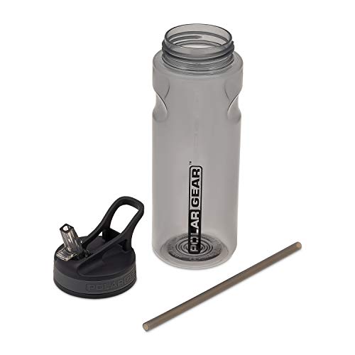 Thumbnail 5 de Polar Gear 650ml Aqua Grip Water Bottle with Straw — Black