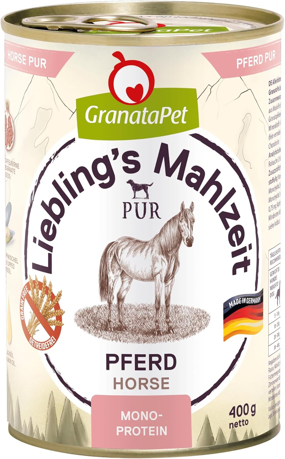 Thumbnail 6 de GranataPet Liebling's Mahlzeit Wild PUR – Nassfutter für Hunde, getreide- & zuckerfrei, 6 x 400 g