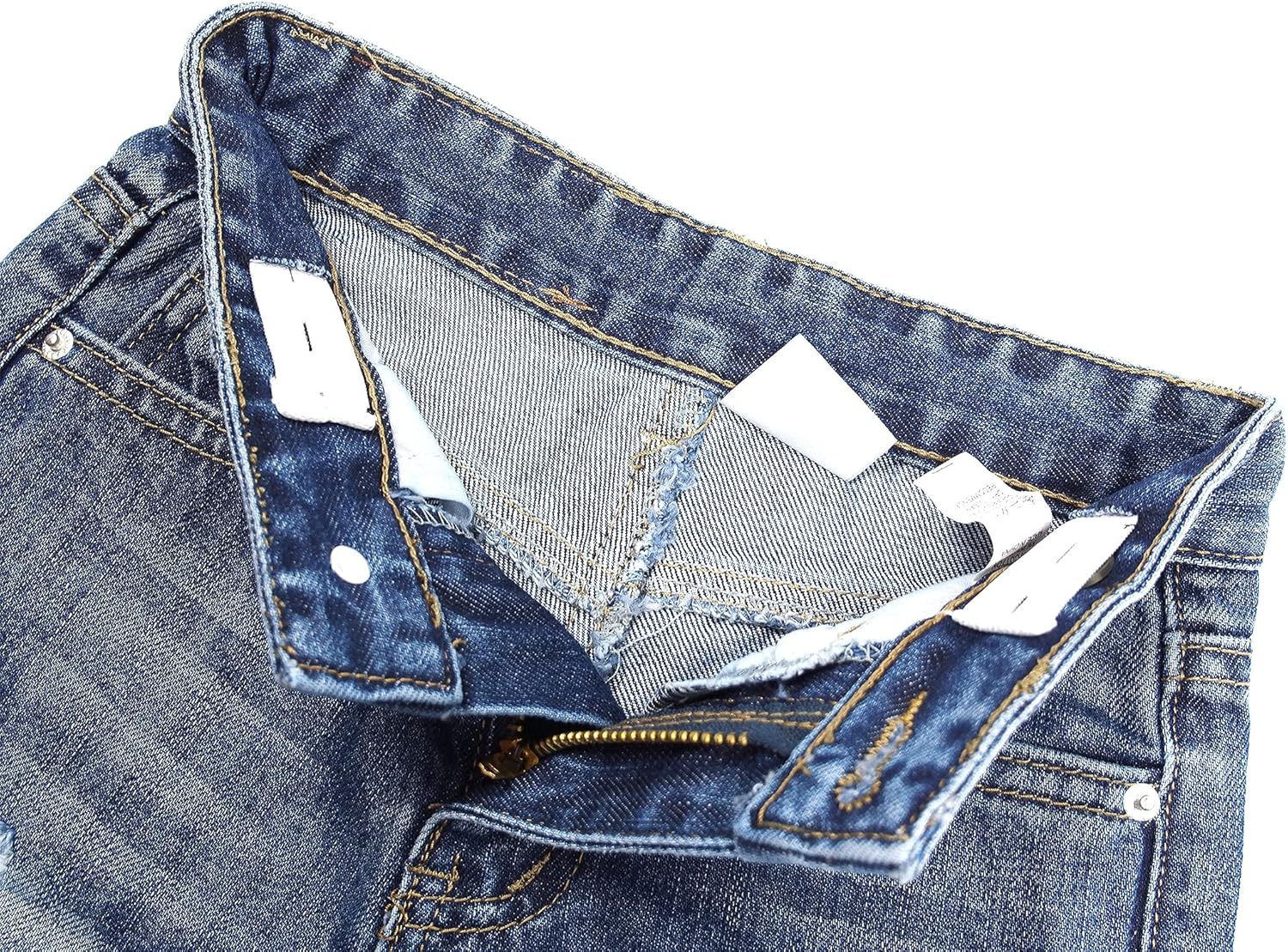 Thumbnail 4 de KIDSCOOL SPACE Kinder Slim-Jeans mit Rissen im Used-Look (Gummiband innen, Innen Slim)