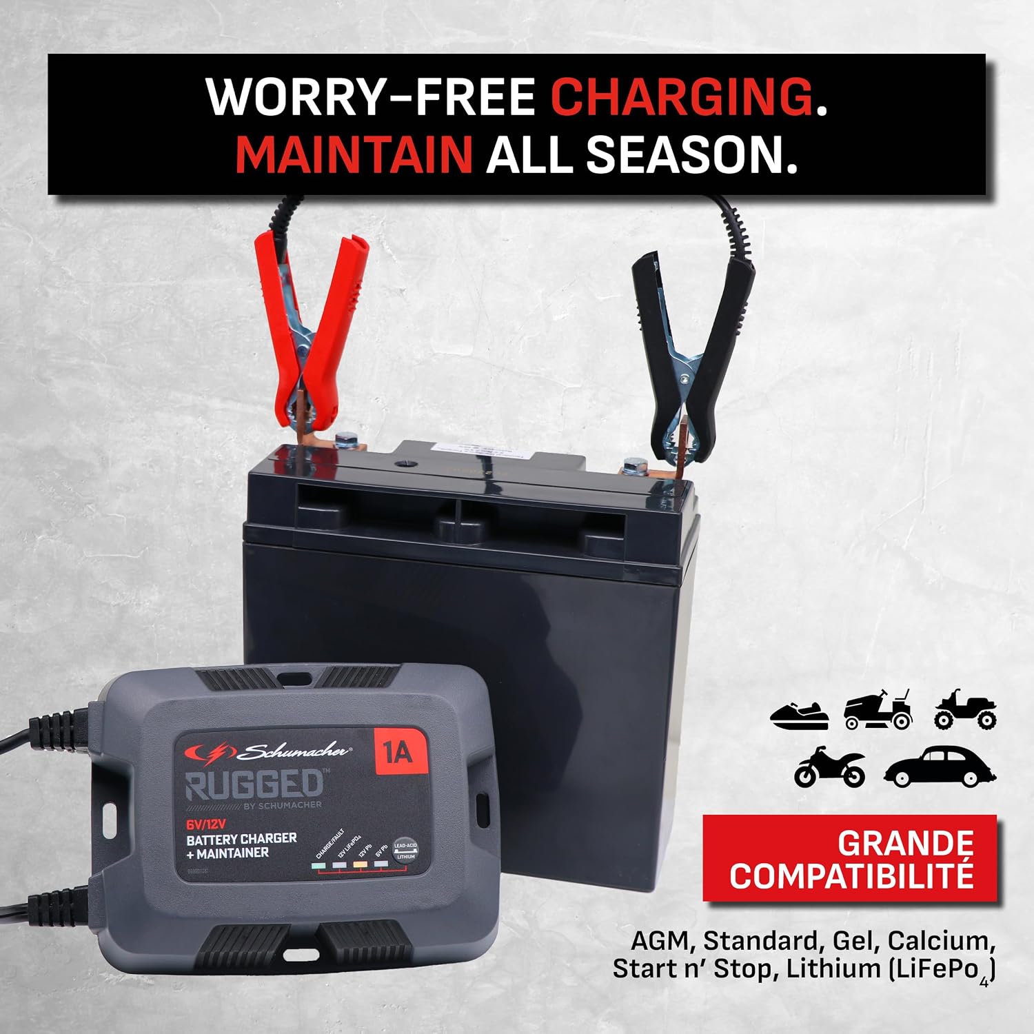 Detalle 2 de Schumacher Rugged SPX 457 chargeur 1A 🔌