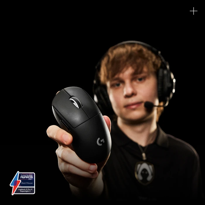 Detalle de Logitech G PRO X Superlight 2 Lightspeed kabellose Gaming-Maus Magenta – leicht, präzise, flexibel