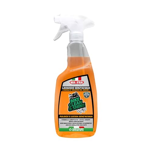 Detalle de Ma-Fra Bike Clean & Shine Waterless 750ml: pulizia rapida e sicura per moto, bici e monopattini