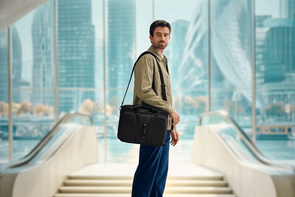 Thumbnail 1 de WENGER Legacy Laptop-Tasche für Notebook & Tablet – Organizer, rPET Polyester, schwarz/grau