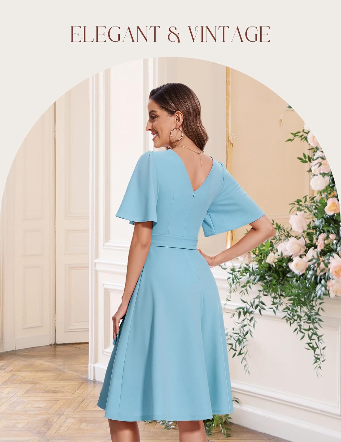 Thumbnail 4 de Bbonlinedress Cocktailkleid Damen Midilang