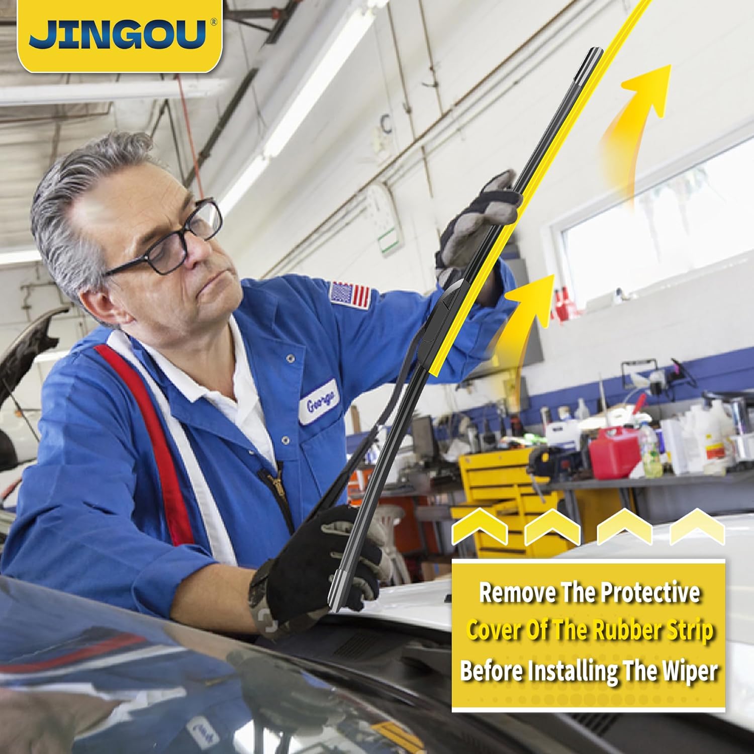 Thumbnail 6 de JINGOU 26" front wiper blade for Toyota Corolla