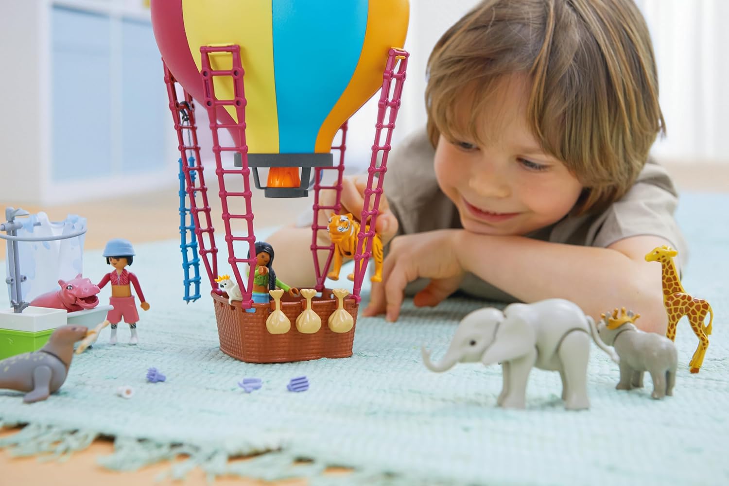 Thumbnail 5 de PLAYMOBIL Animals & Friends Ballonreise 71853 – Ballon als Spielset & Deko zum Aufhängen, ab 4 Jahren