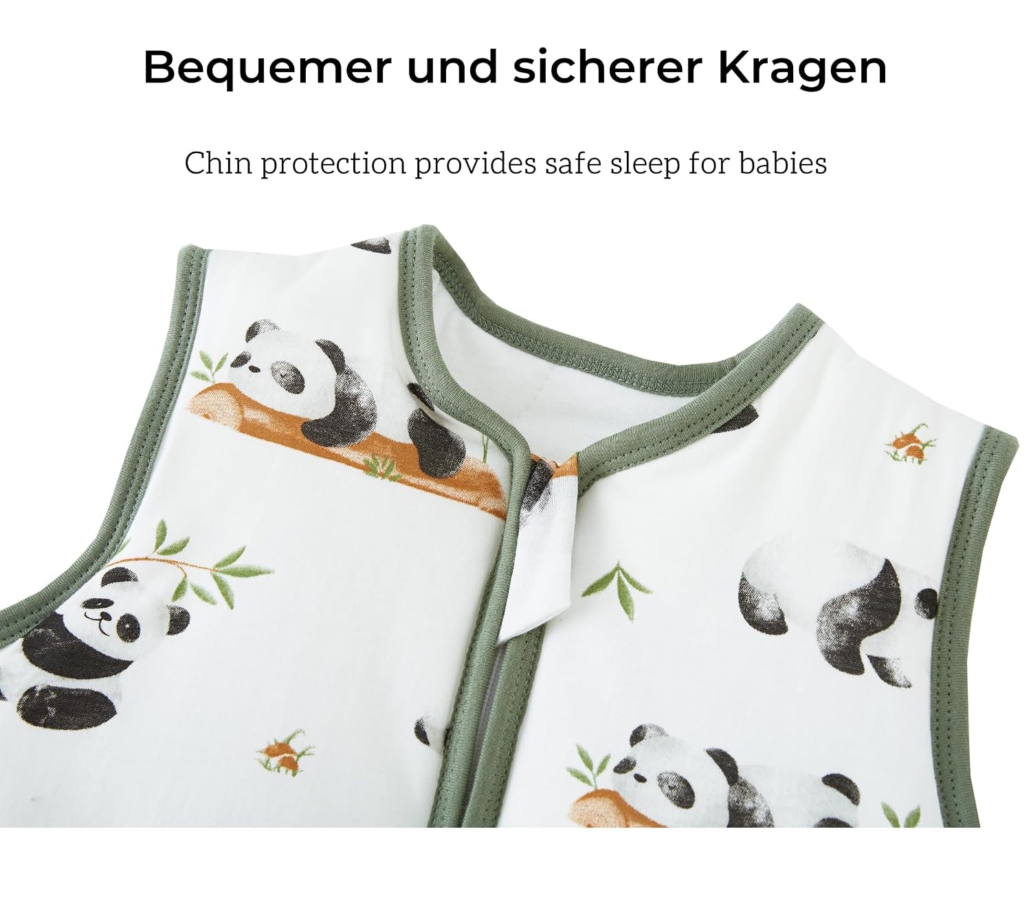 Detalle 2 de Chilsuessy Baby Schlafsack mit Beinen 2,5 Tog 80 cm 👶