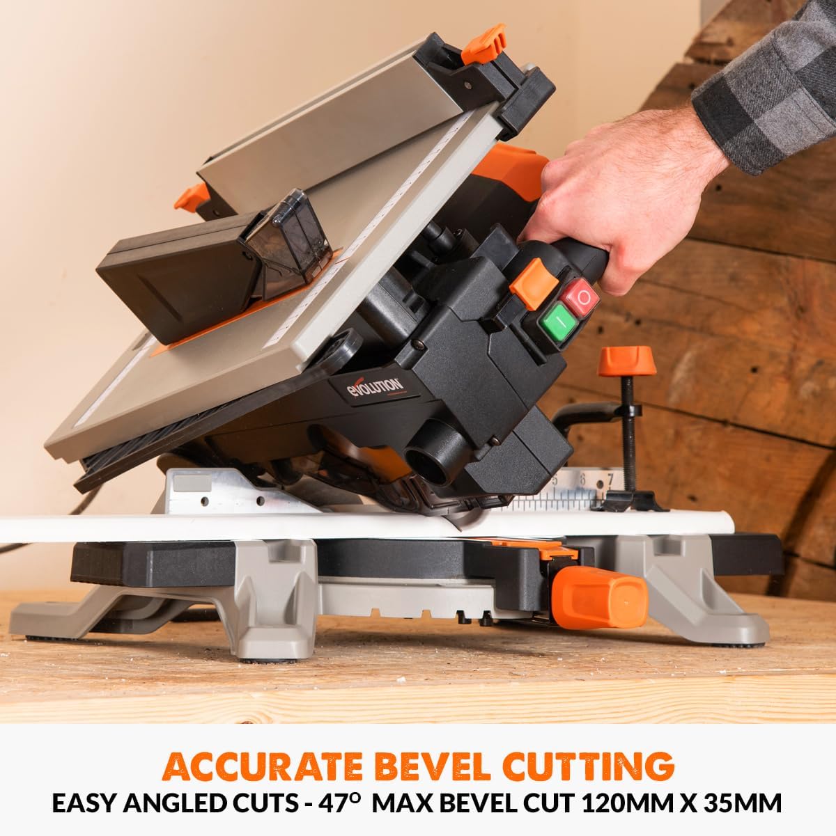 Detalle de Evolution Power Tools R210MTS-G2 Convertible Mitre/Table Saw