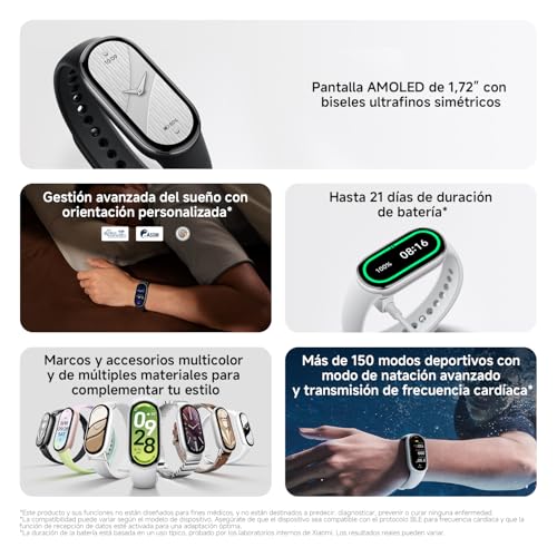 Thumbnail 1 de Xiaomi Smart Band 10 Edición Cerámica, AMOLED 1,72''