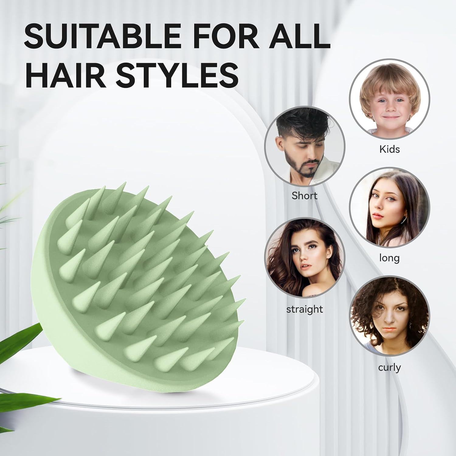 Thumbnail 6 de Ithyes 4364a6d6-c6e5-42cc-bf6f-491958593db1 38-Finger Silicone Scalp Brush