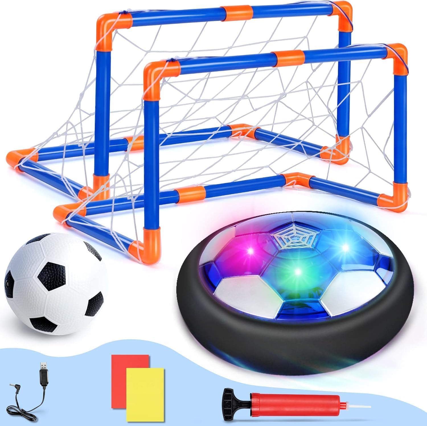Detalle de Lenbest Fußball‑Set für Kinder mit Air Power Ball – Indoor & Outdoor Spielspaß