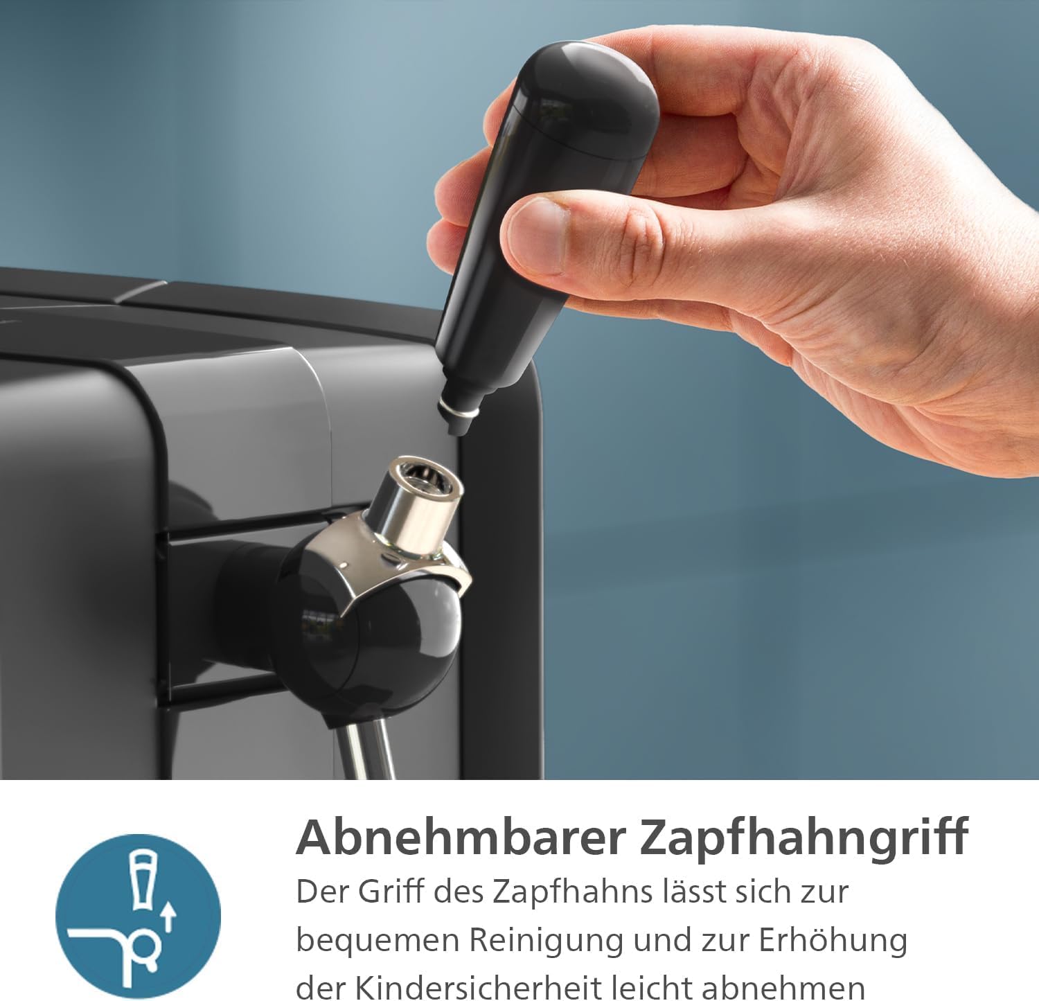 Detalle de Philips PerfectDraft Bierzapfanlage Schwarz – Frisch vom Fass, bis zu 30 Tage