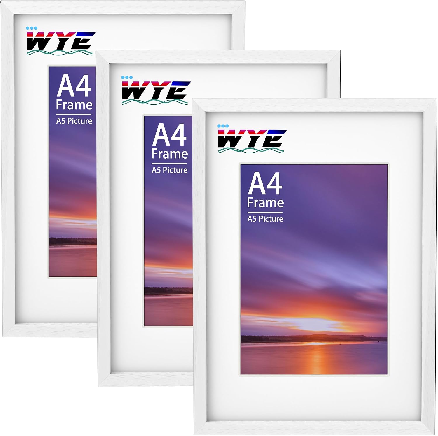 Detalle de wyewye A4 wood picture frame 21 x 29.7cm