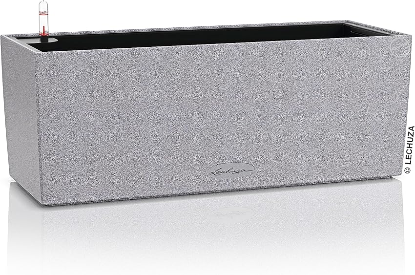 Imagen de LECHUZA Balconera Stone 50 – Maceta de Resina Grey en OfertitasTOP