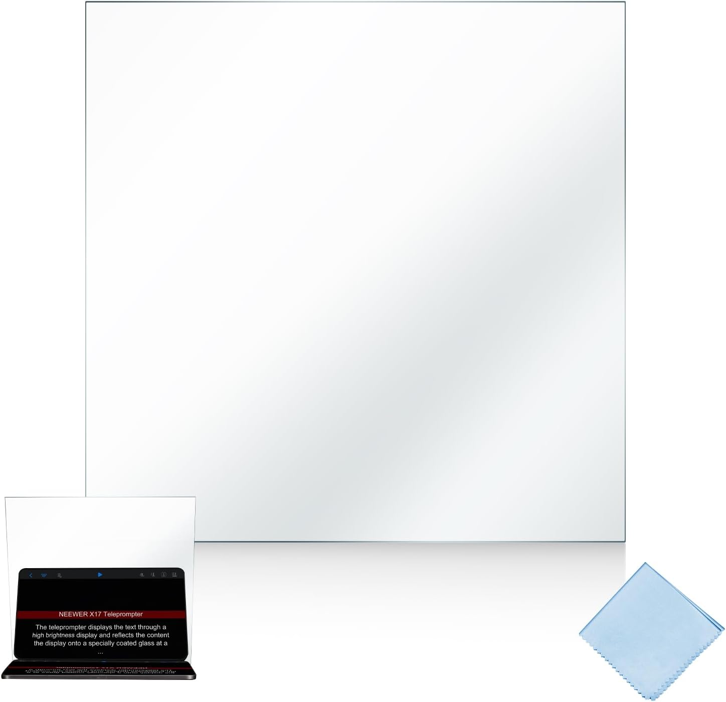 NEEWER NA17 répartiteur de faisceau pour téléprompteur DIY (verre de remplacement 17 pouces)