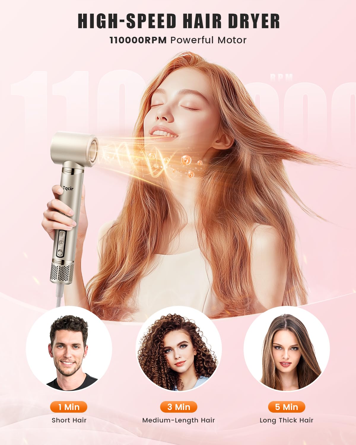Thumbnail 5 de Tqcir 8-in-1 Hot Air Styler 8 Attachments 💇♀