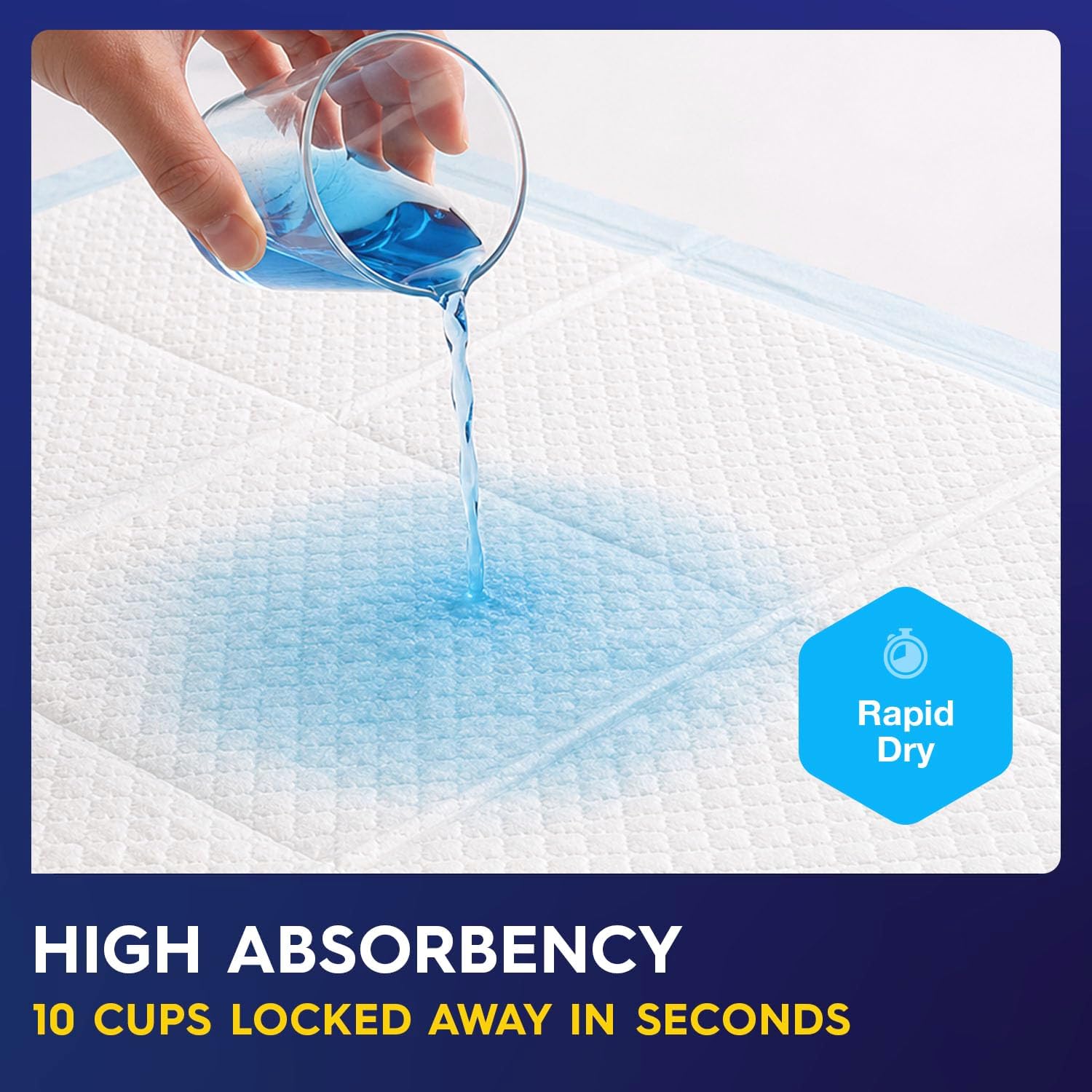 Detalle de 50 x PULP Incontinence Underpads XXXL 36" x 36" – Ultra-Absorbent Disposable Bed Pads