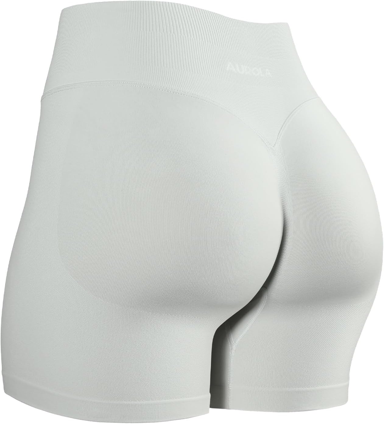 Detalle de AUROLA Influence Women's Workout Shorts, High Waist, 4-Way Stretch, Scrunch Design