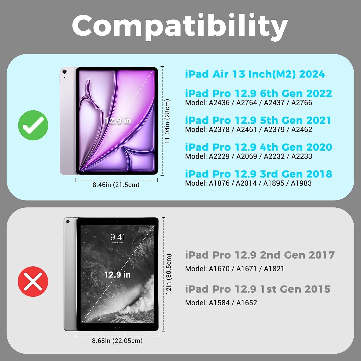 Detalle 2 de ProCase Hülle für 12,9" iPad Pro (2018–2022)