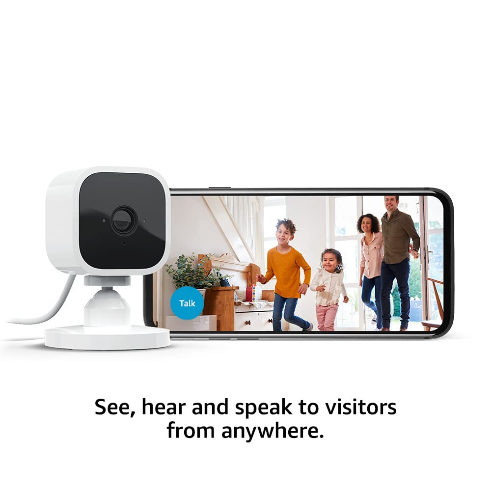 Detalle de Blink Mini 1080p indoor pet security camera — 2 pack