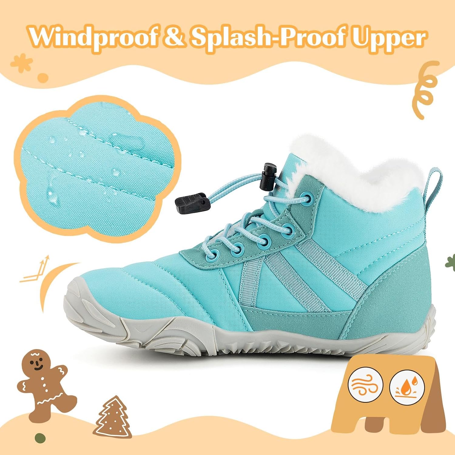 Thumbnail 3 de Mishansha Barefoot Botas Niños Invierno 25–36