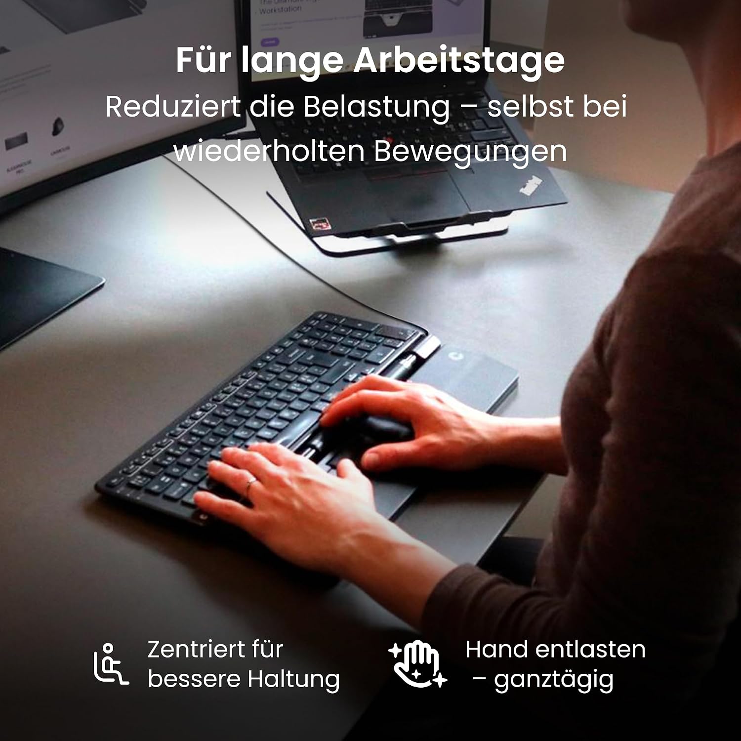 Detalle 2 de Contour RollerMouse Pro Slim ergonomische Maus