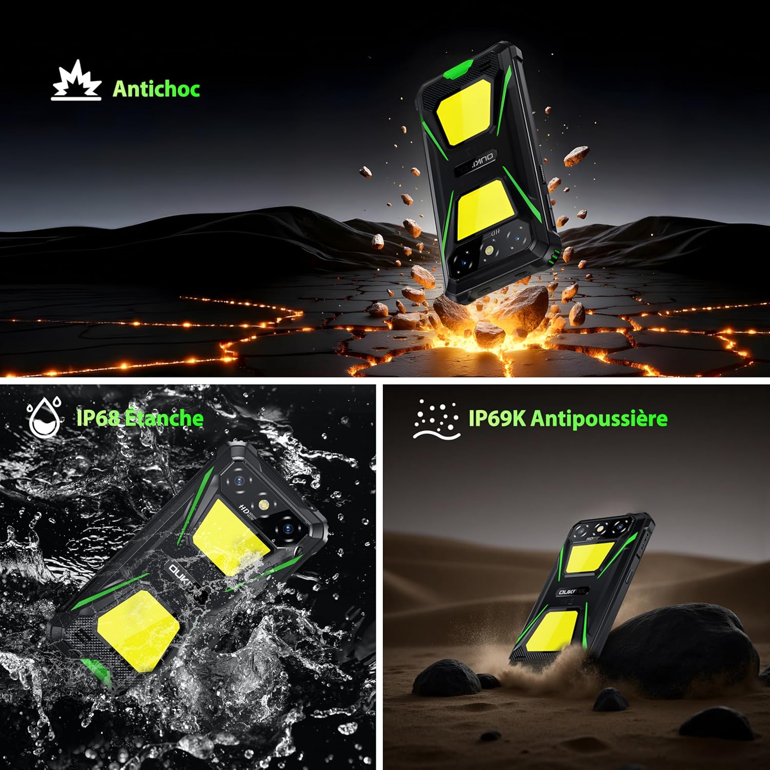 Thumbnail 5 de OUKITEL G5 téléphone incassable 6300mAh