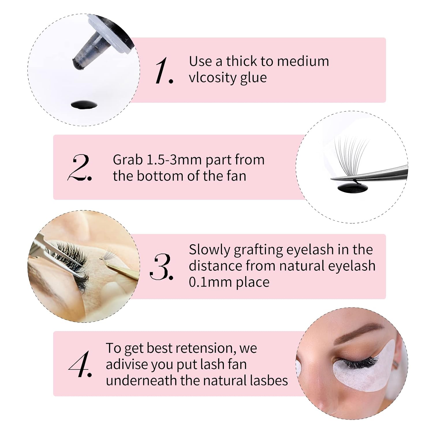 Thumbnail 6 de FADLASH Premade Eyelash Fans 12D