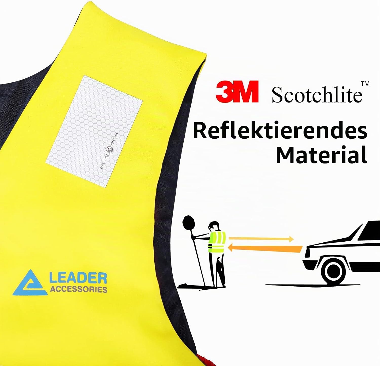 Detalle de Leader International Schwimmhilfe Erwachsene Feststoffweste – Auftrieb 50N, Größe L