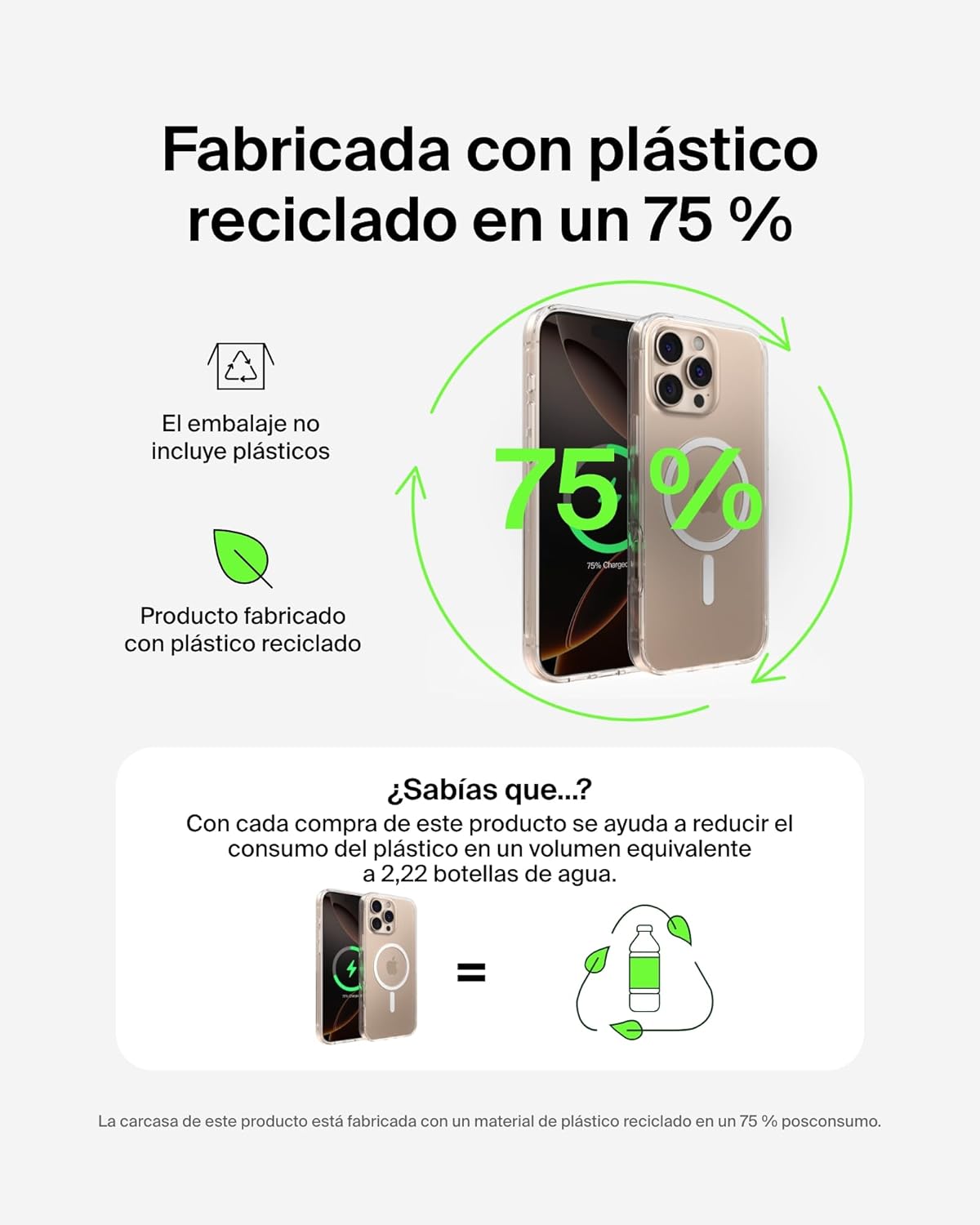 Thumbnail 6 de Belkin SheerForce Funda MagSafe para iPhone 16 Pro Max