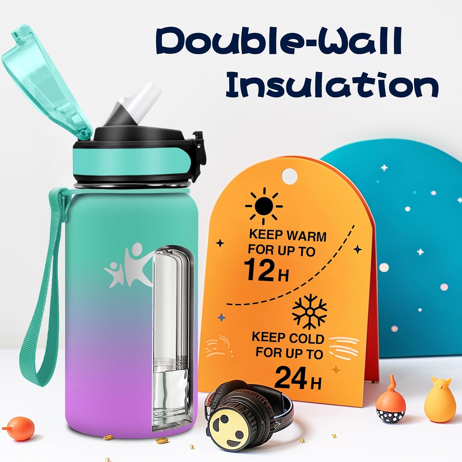 Detalle 2 de Borraccia termica 500 ml doppia parete