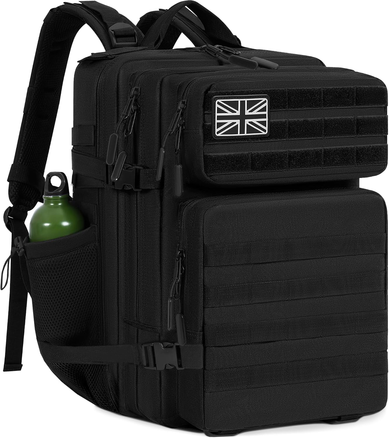 Detalle de Military Tactical Backpack 20L/25L/35L/40L/45L with MOLLE – Rugged Rucksack for Outdoor Adventures