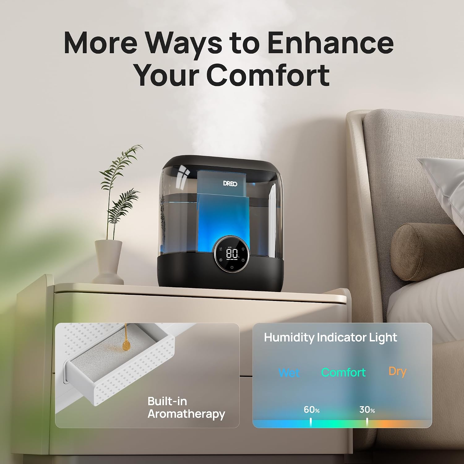 Thumbnail 4 de Dreo 6L Smart Humidifier for Bedroom