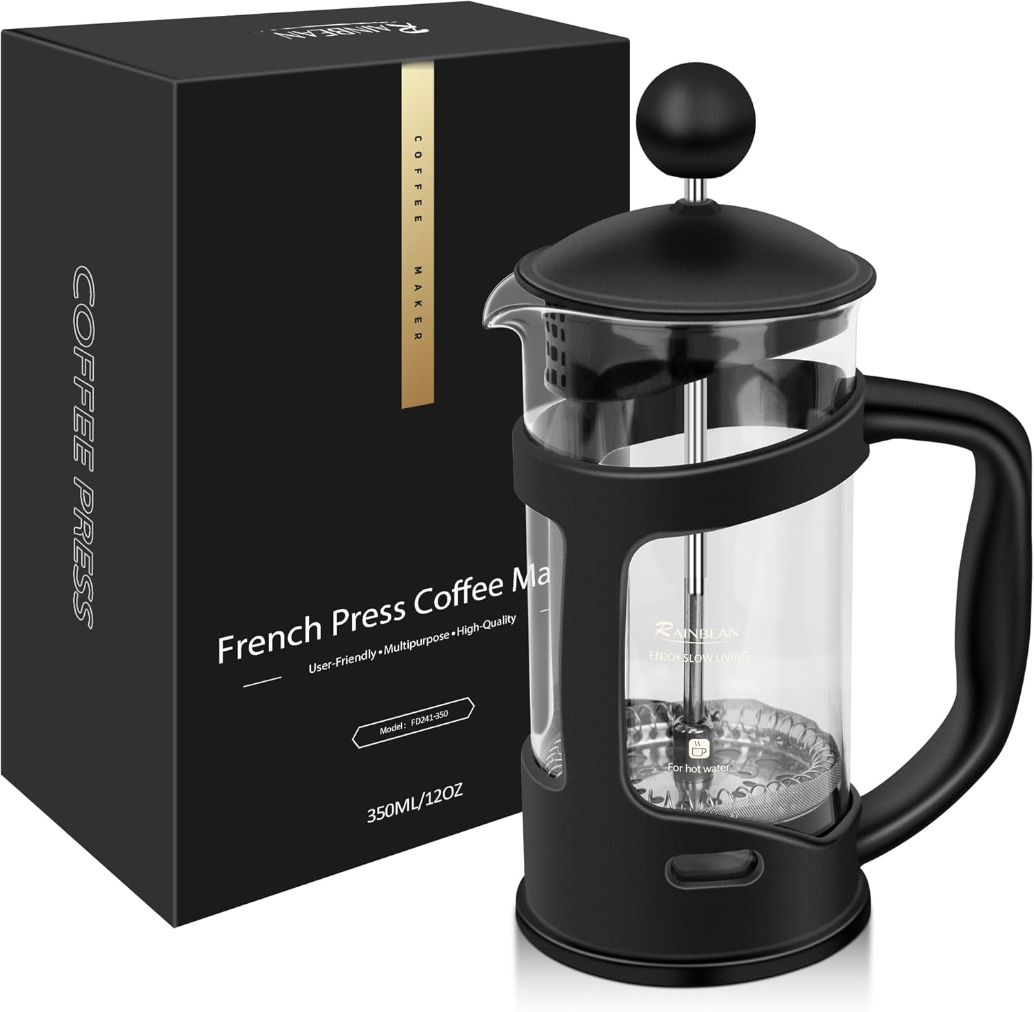 Detalle de Rainbean Cafetiere 2 Cups French Press