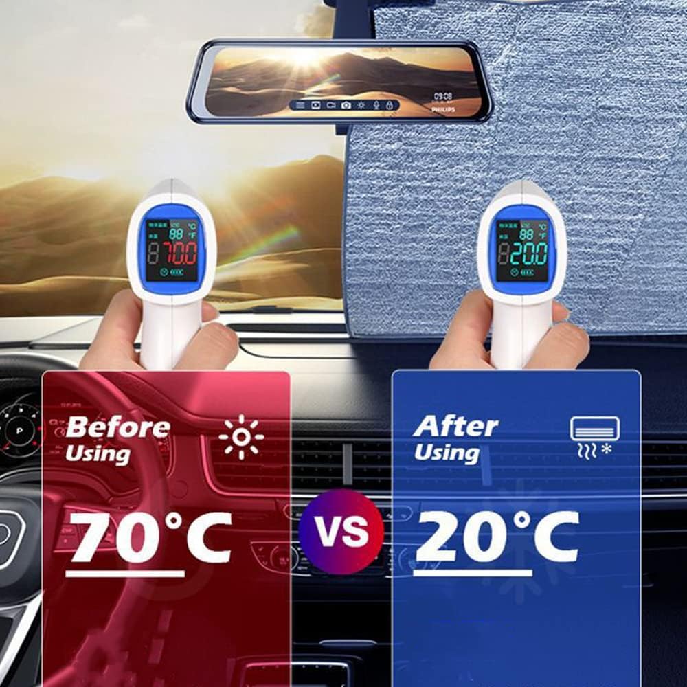 Thumbnail 3 de PAWARSO faltbarer Sonnenschutz für die Auto-Frontscheibe (130 × 65 cm) mit UV-Schutz