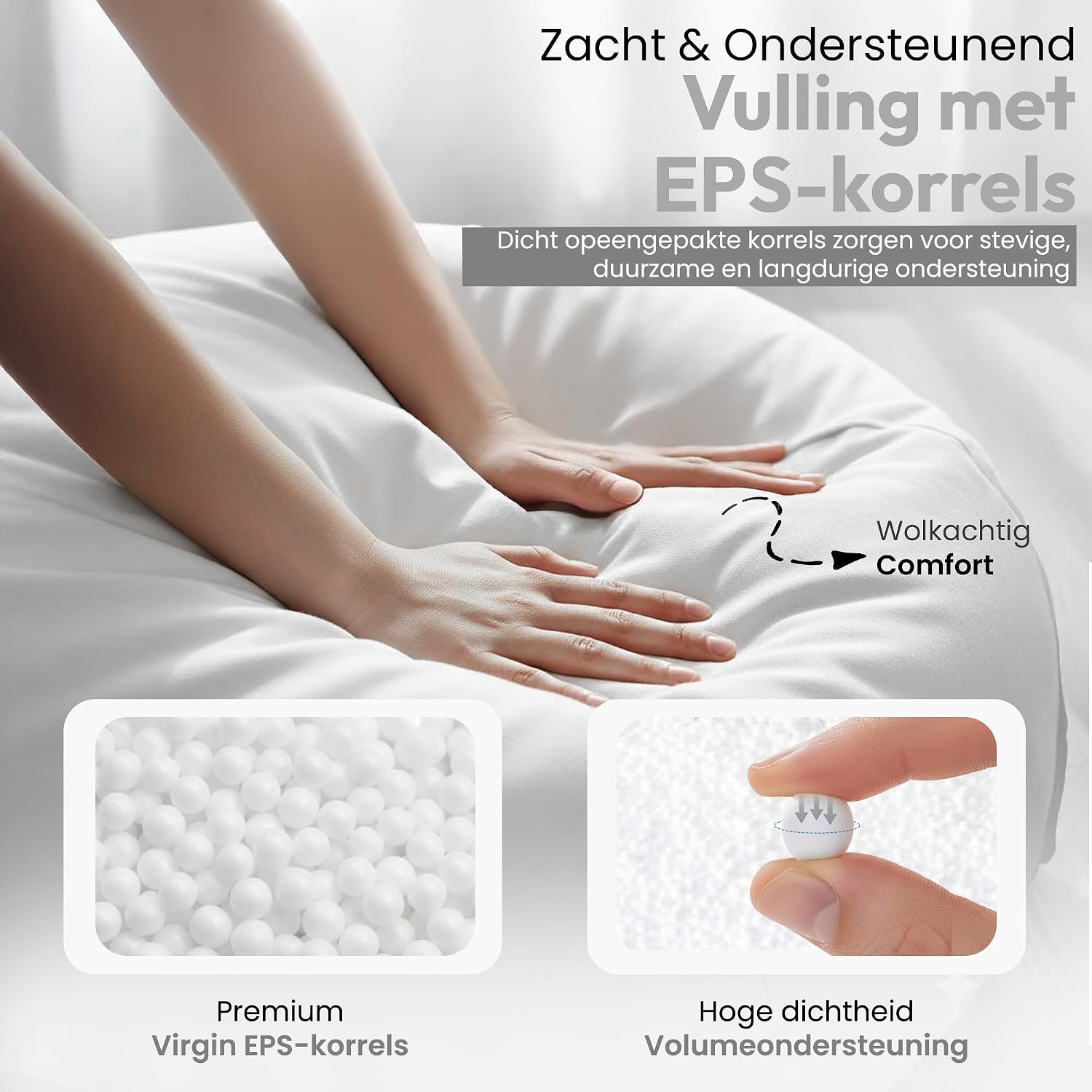 Thumbnail 4 de Lazy Bag EPS-parels zitzakvulling 50 liter, geurloos en veerkrachtig
