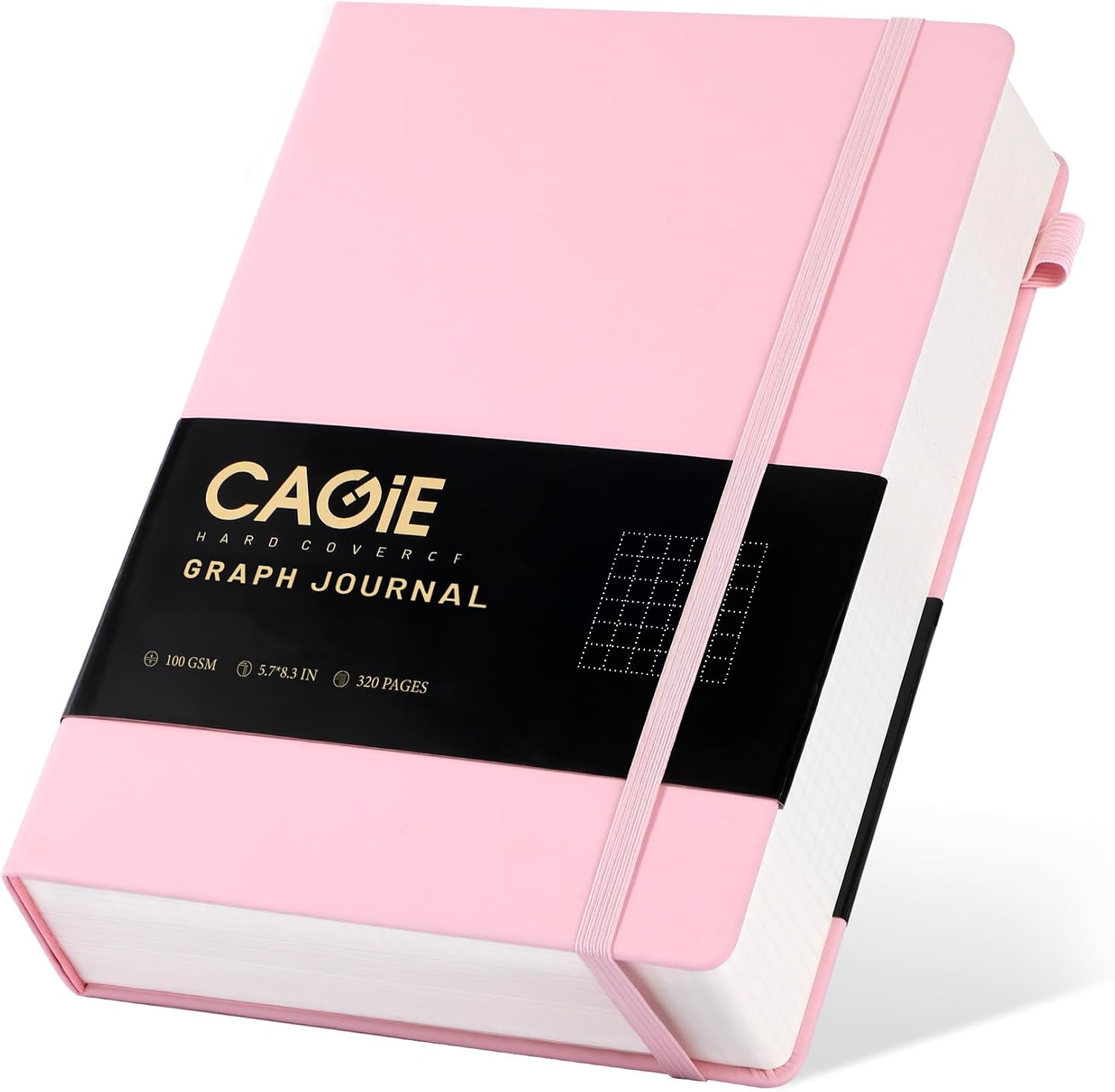 Detalle de CAGIE Graph Paper Notebook, 320 Pages