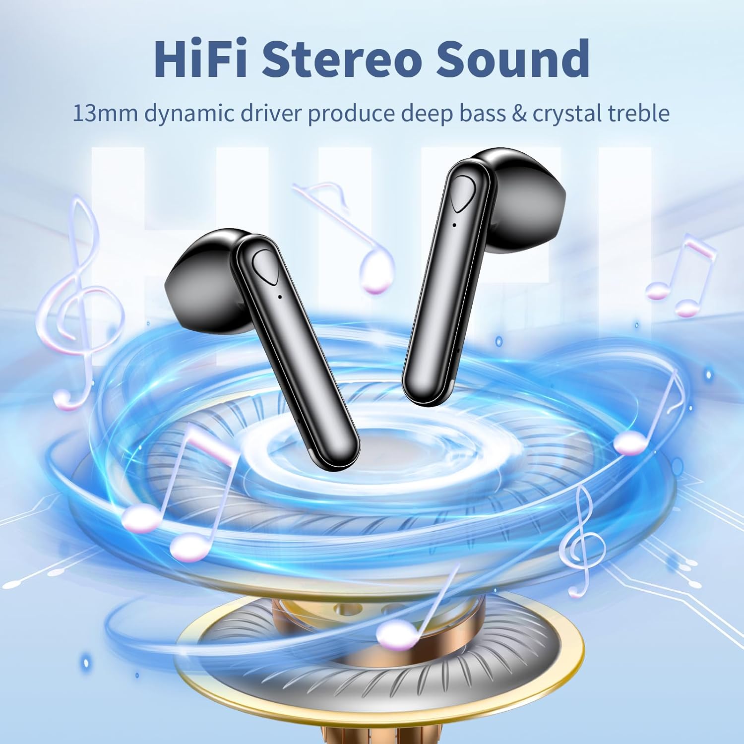 Detalle 2 de Wireless Earbuds V5.3 48H playtime
