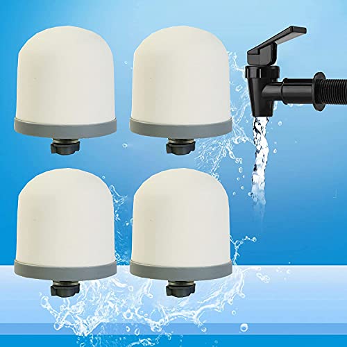 Thumbnail 6 de Filtro de agua de cúpula de cerámica Huining con unidad de prefiltro y carbón activado de coco (2 piezas)