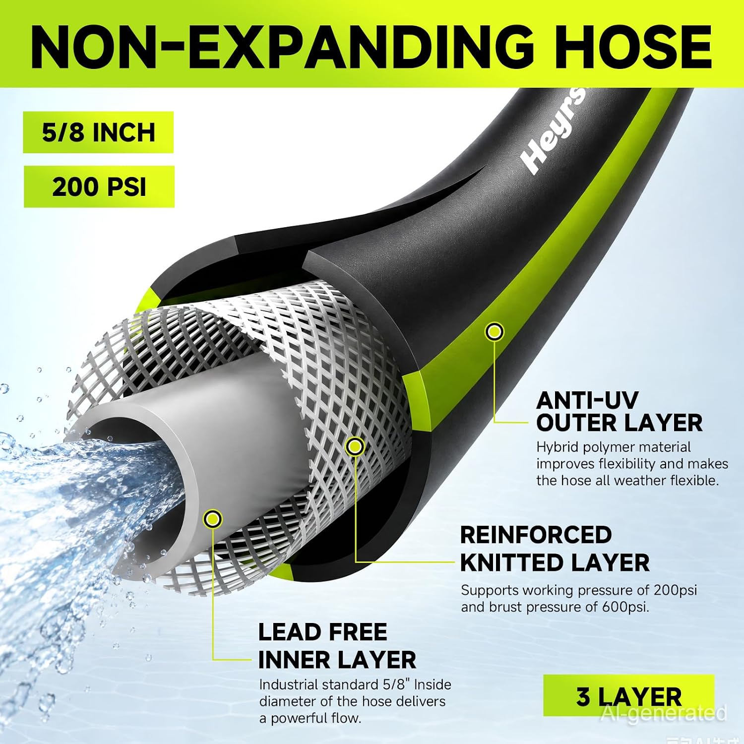 Detalle 2 de Garden hose 50 ft