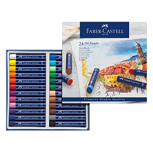 Detalle de FABER-CASTELL Astuccio 24 Pastelli Oil Pastels