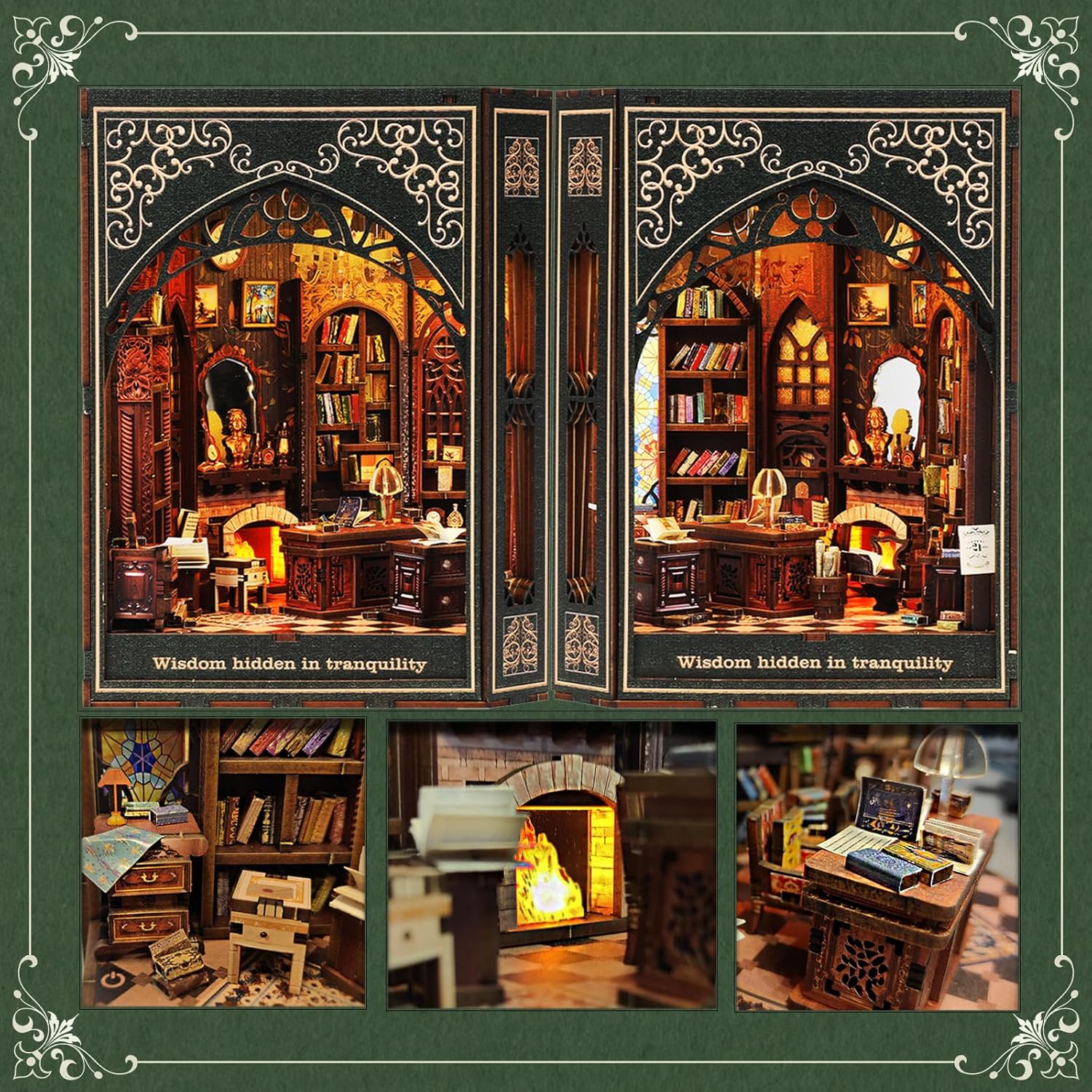 Thumbnail 4 de NookMaster Book Nook Kit mit LED 3D