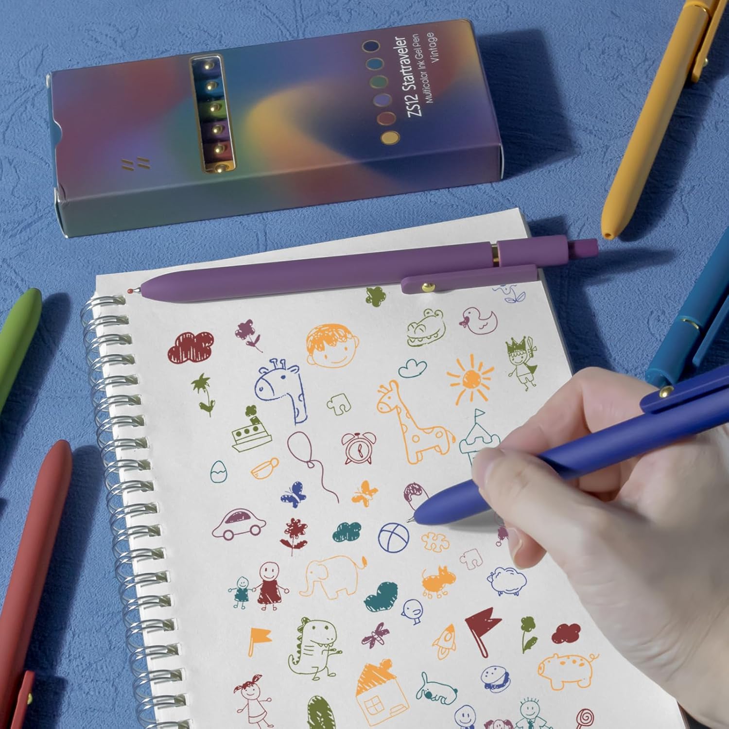 Thumbnail 4 de UIXJODO Colorful Pens 0.5mm gel pens 🎨