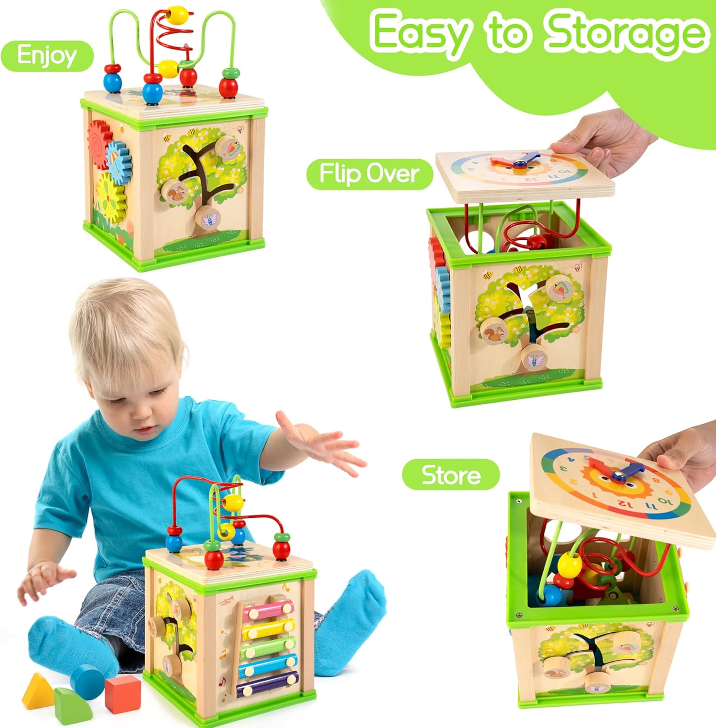 Thumbnail 5 de WOODMAM 7-in-1 Activity Cube