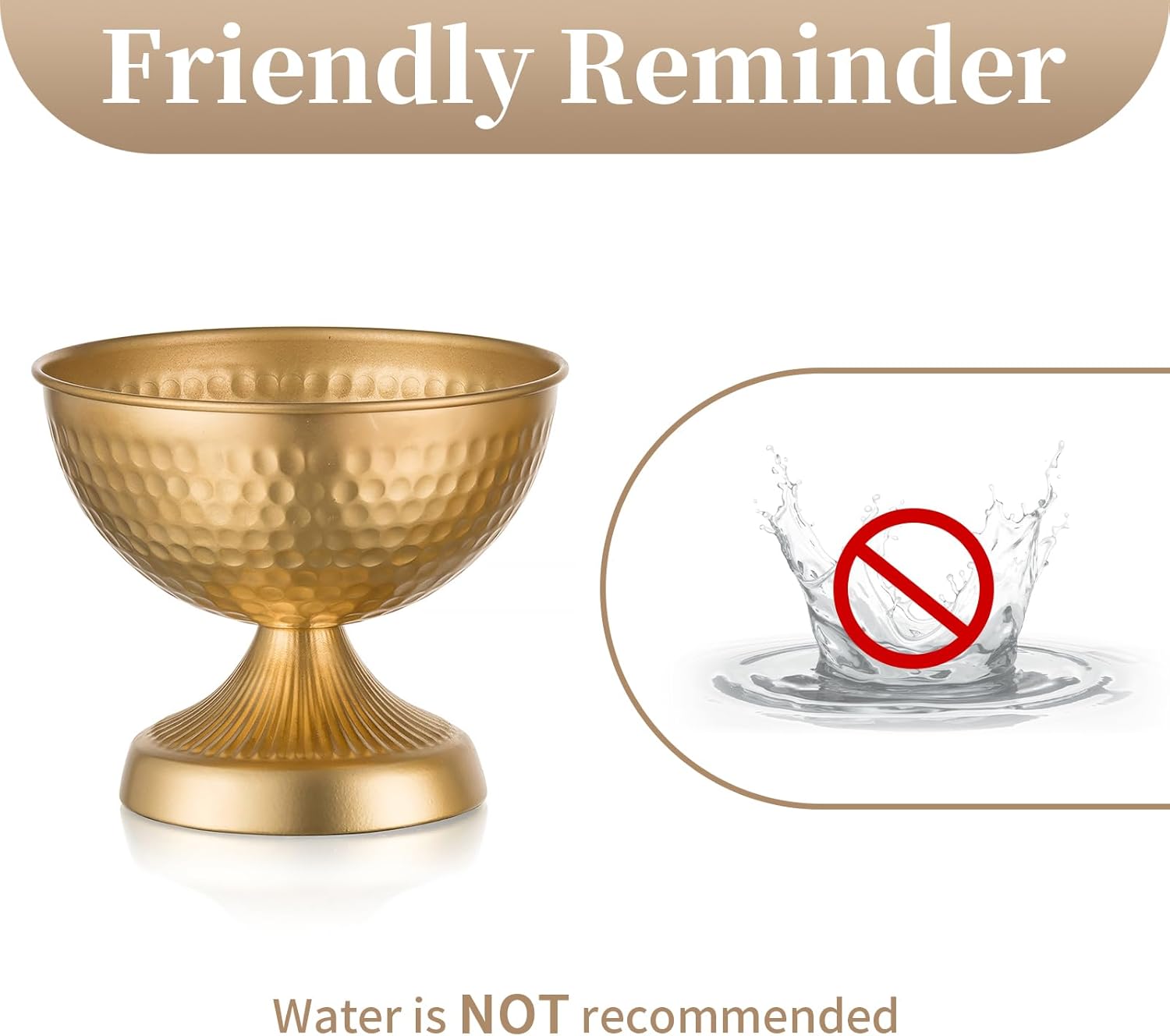 Thumbnail 6 de Sziqiqi Vase doré 13 cm