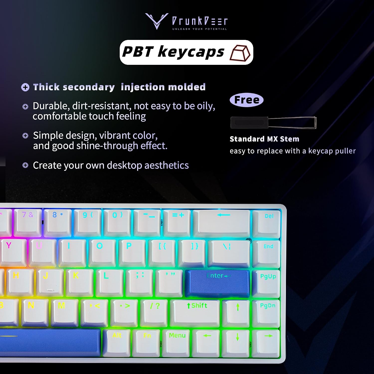 Thumbnail 6 de DrunkDeer G65 Rapid Trigger Tastatur 65% RGB ⌨