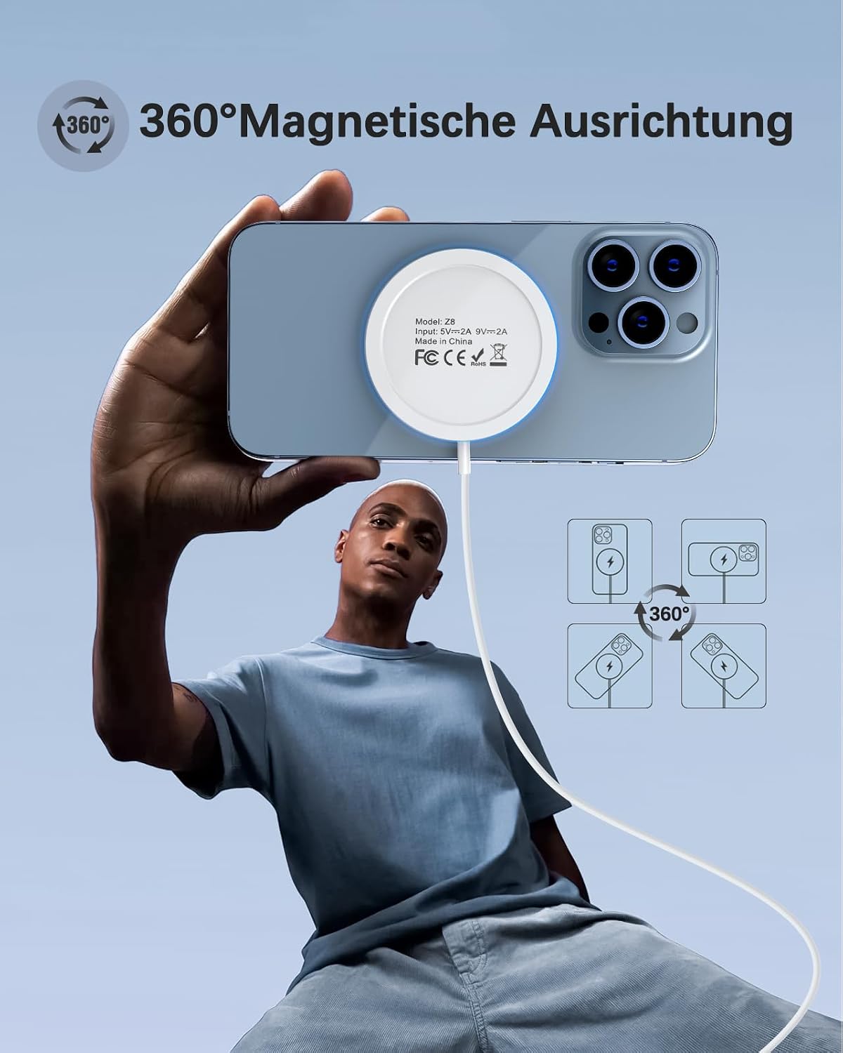 Thumbnail 3 de MagSafe Ladegerät iPhone 20W Schnellladung