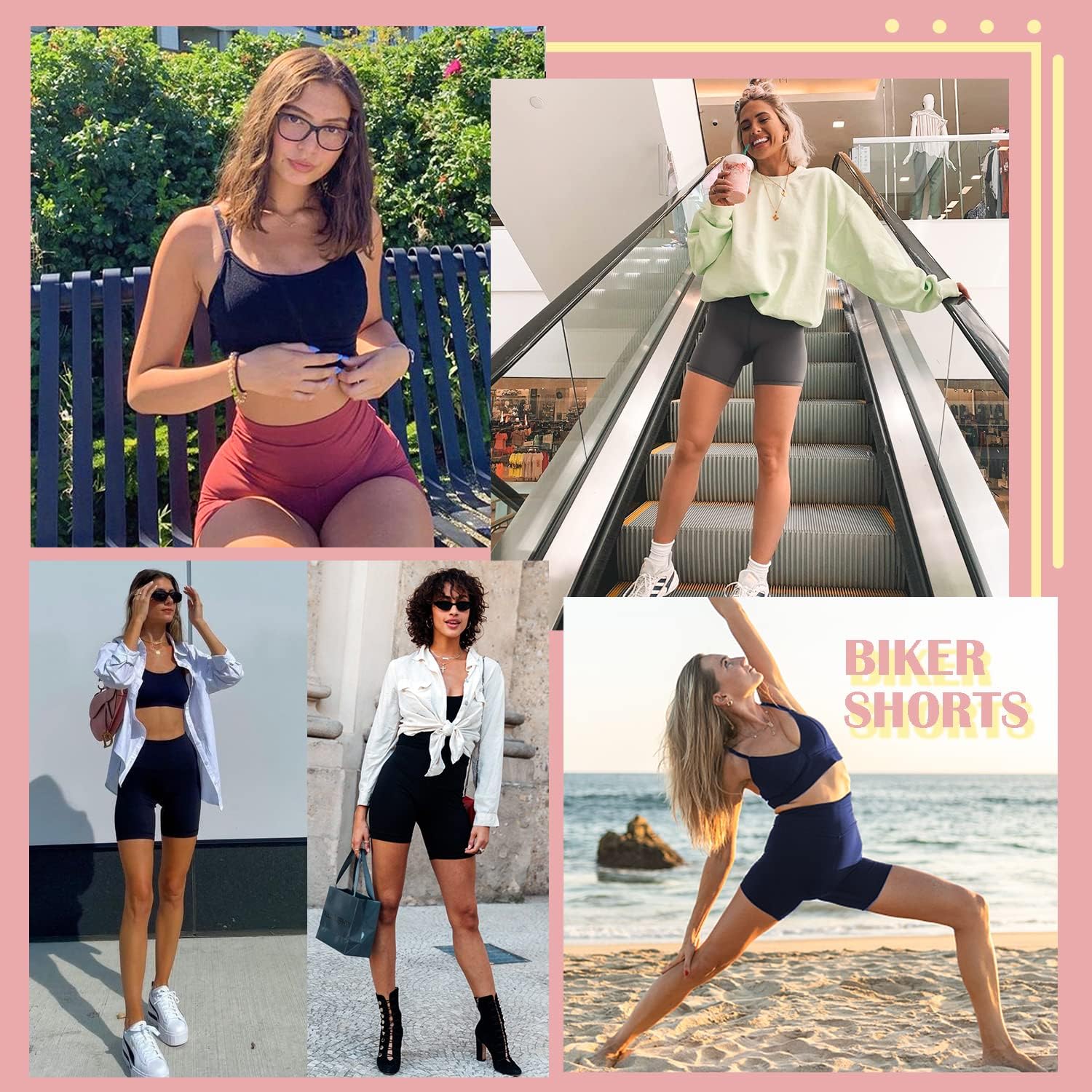 Thumbnail 5 de FULLSOFT Biker Shorts 5" High Waisted